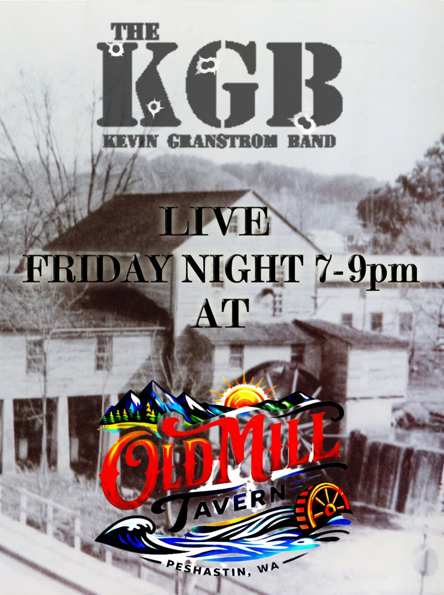 The KGB Kevin Glanstrom Band live music promo for Old Mill Tavern in Peshastin, WA